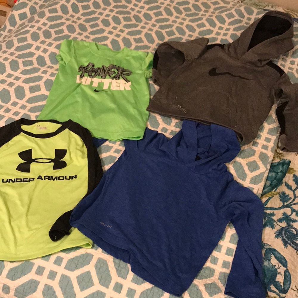 Size 4 Boys Sport Set- Nike & Under Armor